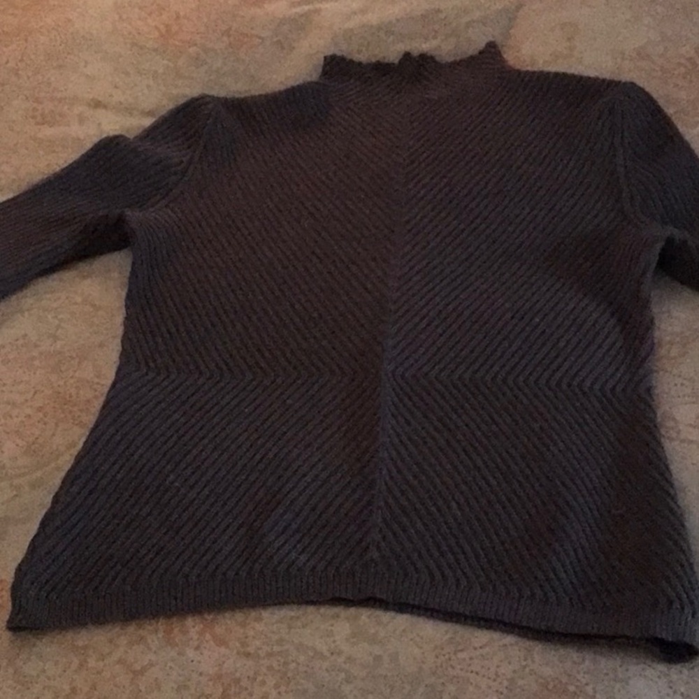 Piazza Sempione Sweater - Brown Merino Wool Size Small